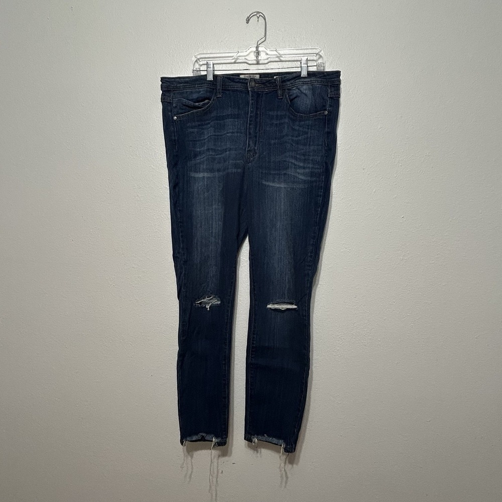 Judy Blue High Waist Skinny Fit Denim Medium Wash Blue Jeans Womens‎ Size 1XL
